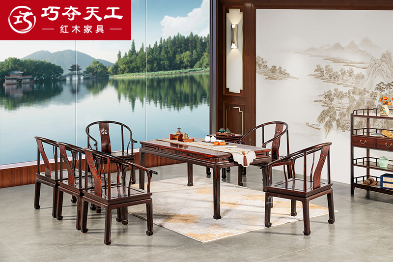 高束腰馬蹄足茶臺(tái)