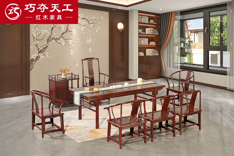 203夾頭榫茶臺(tái)桌