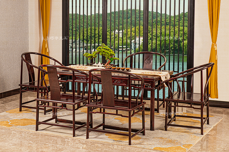 明式圓包圓茶臺